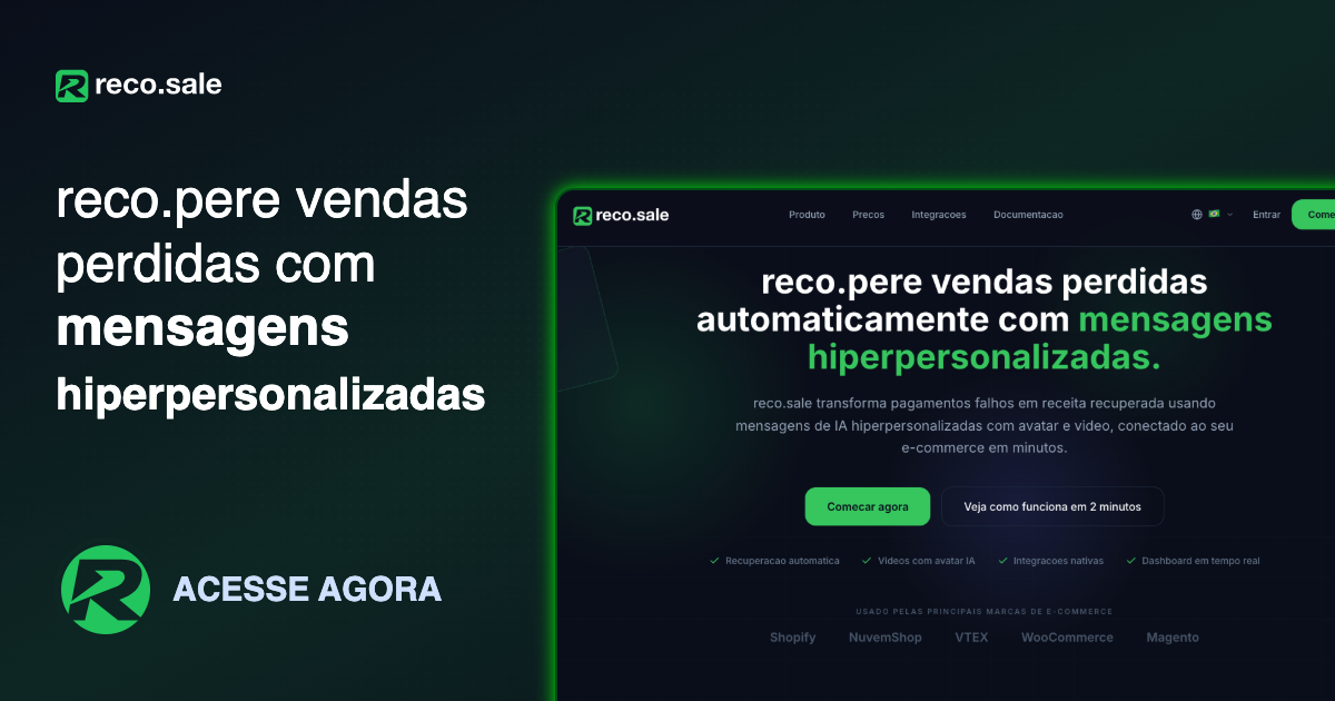 Reco Proces reco.sale - Recover Lost Sales Automatically